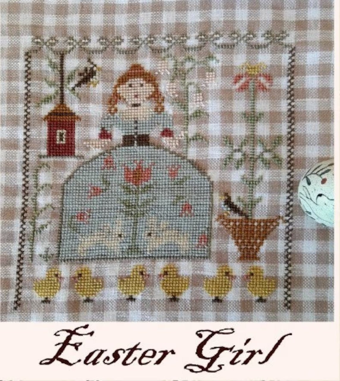 Easter Girl - Cross Stitch Pattern