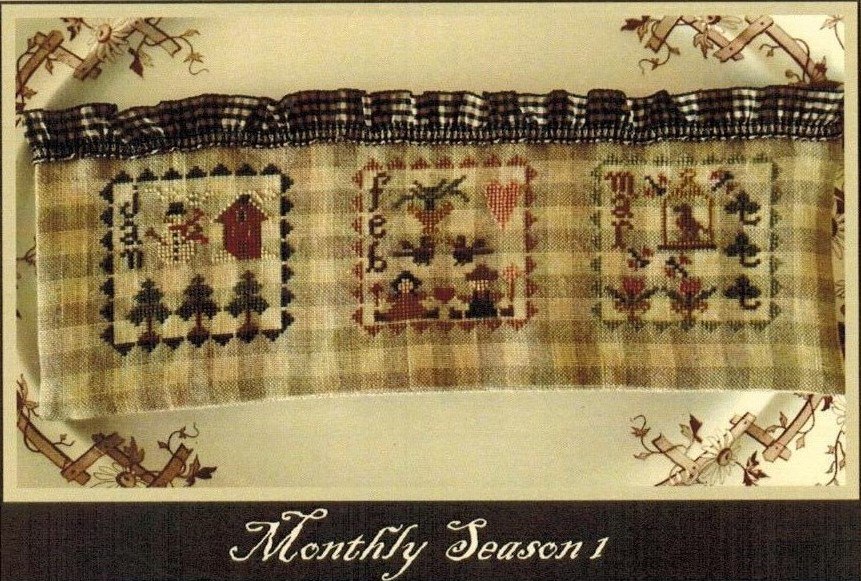 Monthly Season 1 - Cross Stitch Pattern