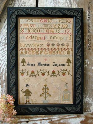 Anne Marston 1843 - Cross Stitch Pattern