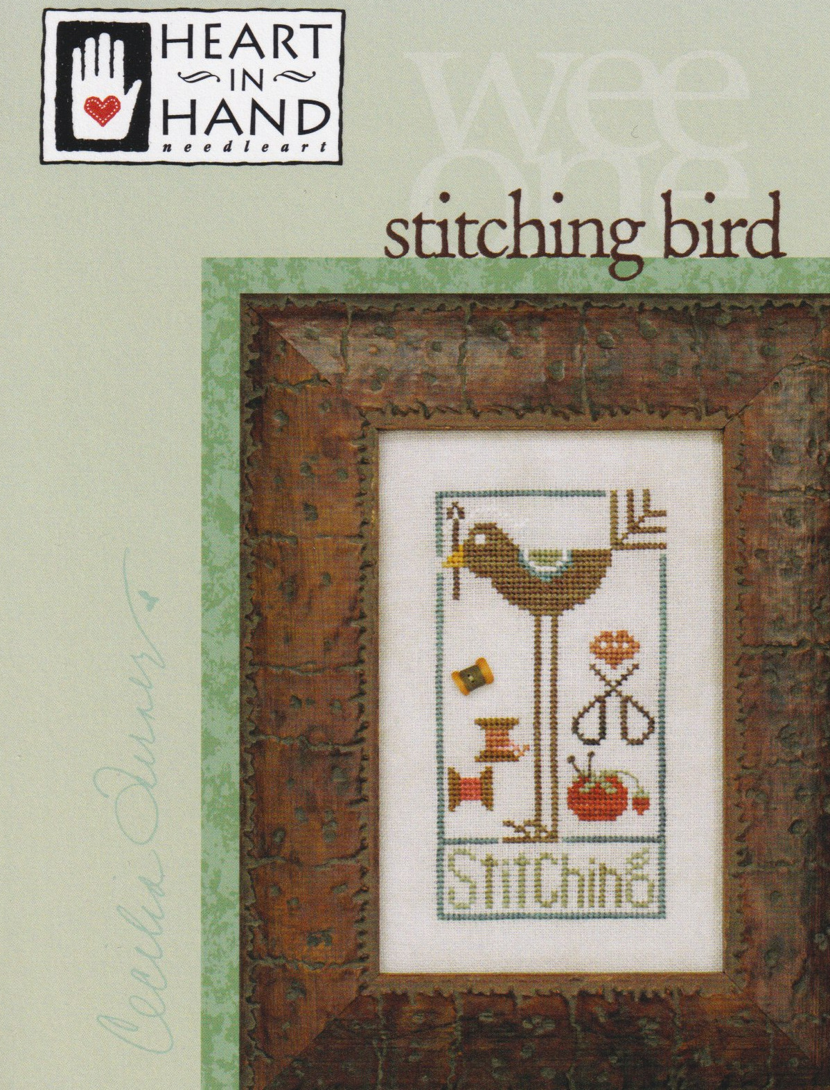 Stitching Bird (Wee One) - Cross Stitch Pattern