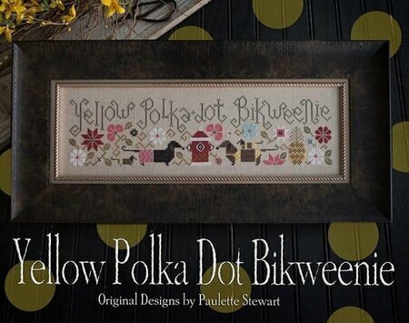 Yellow Polka Dot Bikweenie - Cross Stitch Pattern