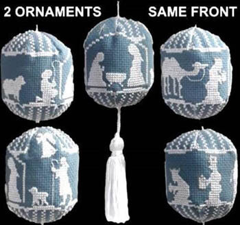 Nativity Ornaments - Cross Stitch Pattern