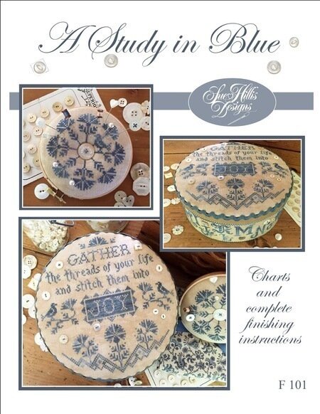 Study in Blue - Cross Stitch Pattern