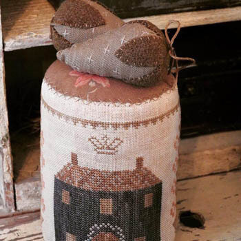 Dark Horse Pinkeep Drum - Cross Stitch Pattern