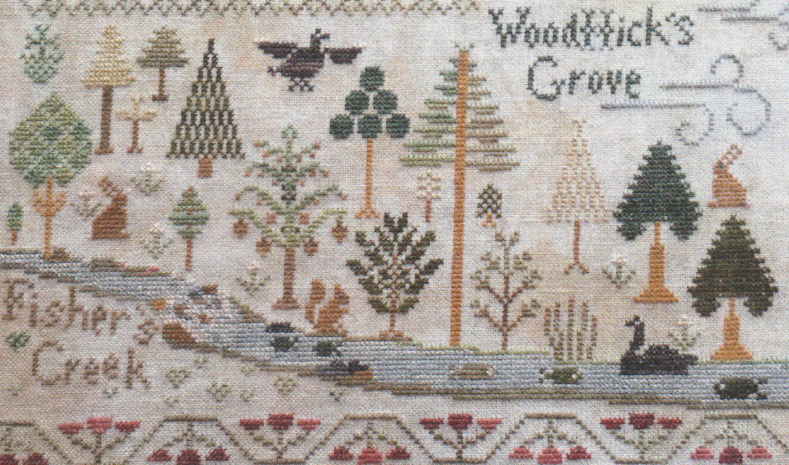 Jenny Bean Parlor 6 - The Forest - Cross Stitch Pattern