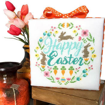Easter Wreath - Cross Stitch Pattern