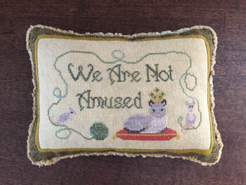 Life With Cats - Not Amused - Cross Stitch Pattern