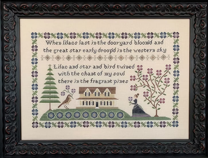When Lilacs Bloom'd - Cross Stitch Pattern