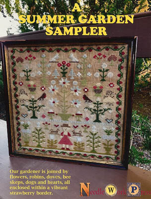 Summer Garden Sampler - Cross Stitch Pattern 