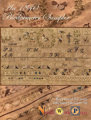 1840 Biedermeier Sampler - Cross Stitch Pattern