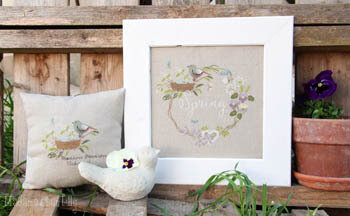 Spring Garland - Cross Stitch Pattern