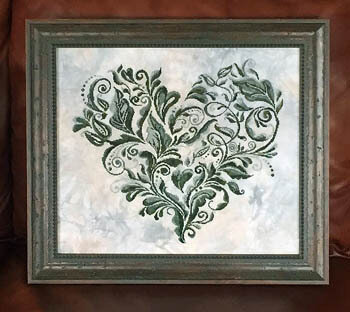 Heart Leaves - Cross Stitch Pattern