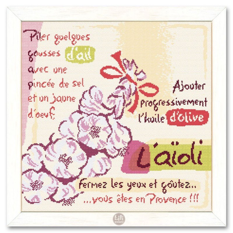 L'aioli  (P013) - Cross Stitch Pattern