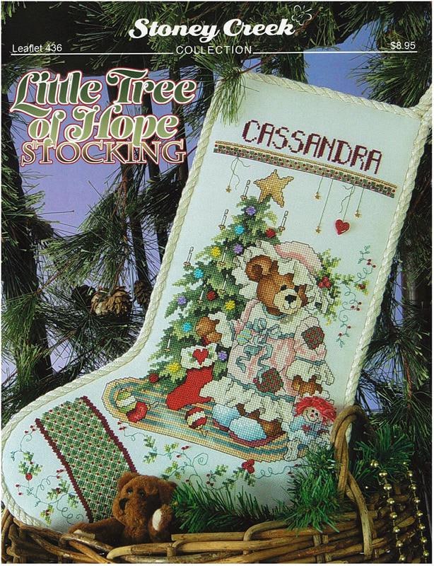 Little Tree of Hope Stocking - Cross Stitch Pattern