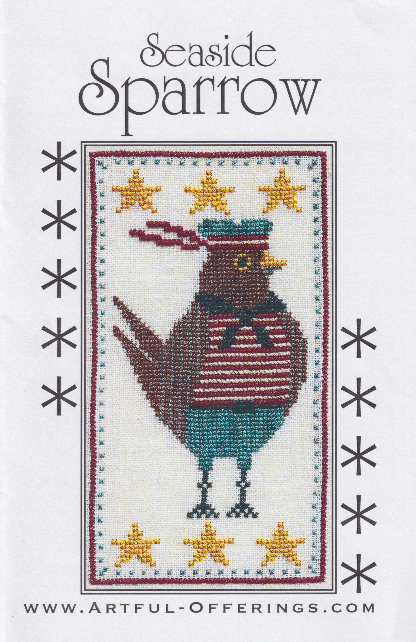 Seaside Sparrow - Cross Stitch Pattern