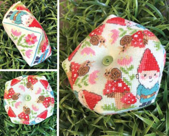 Gnome Biscornu - Cross Stitch Pattern