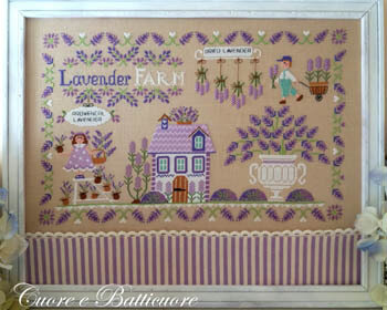 Lavender Farm - Cross Stitch Pattern