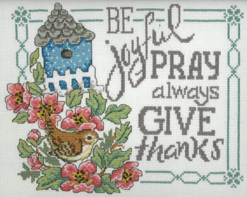 Be Pray Give - Cross Stitch Pattern