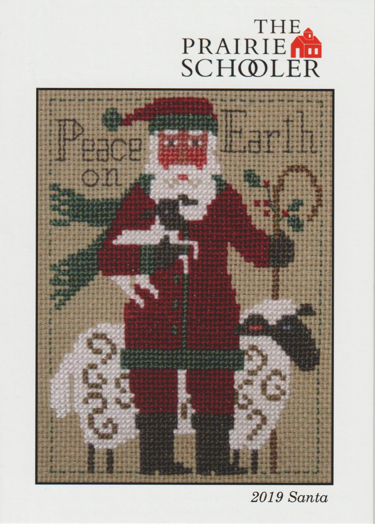 2019 Schooler Santa - Cross Stitch Pattern