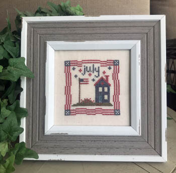 July Squared - Cross Stitch Pattern