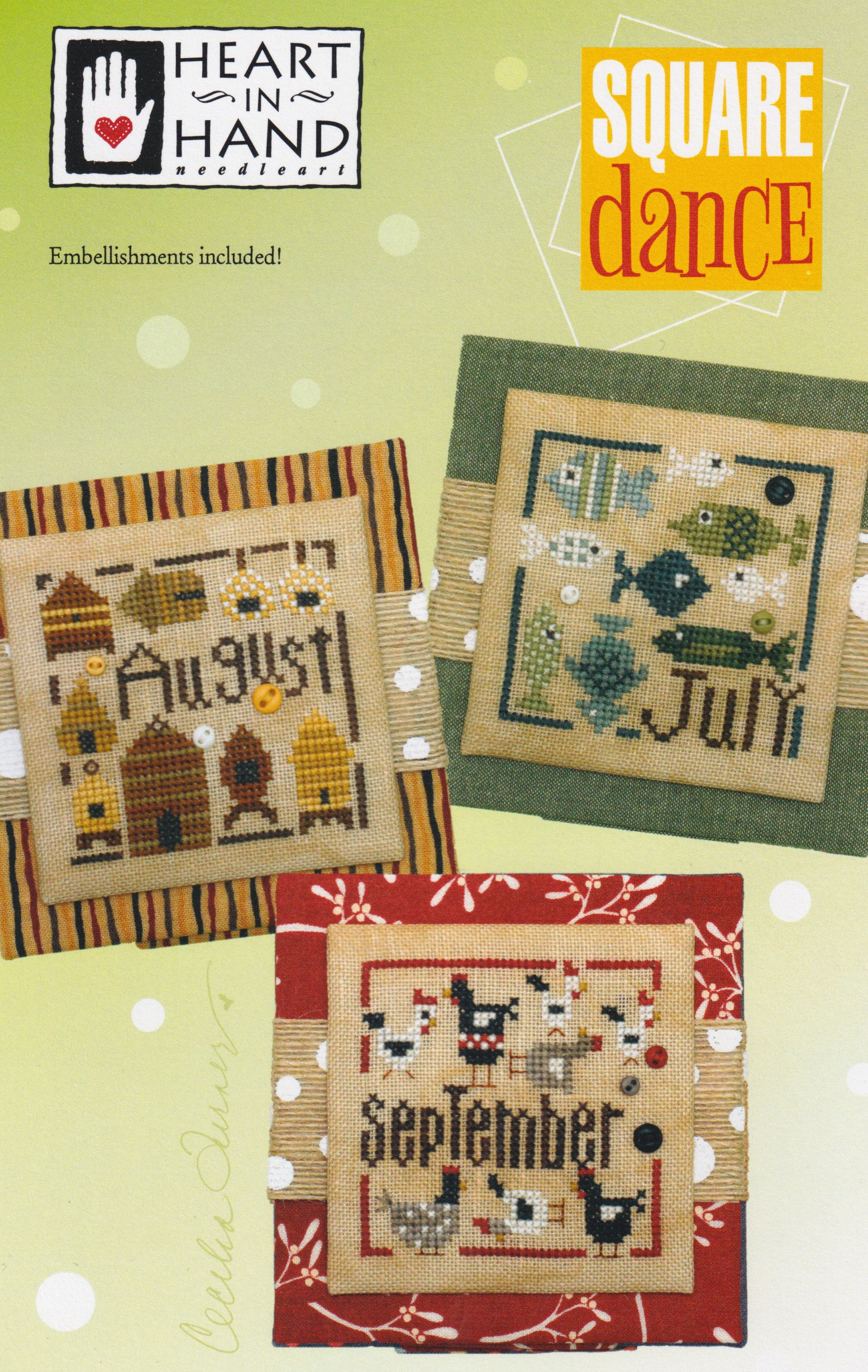 Square Dance - July August Sept - Cross Stitch Pattern
