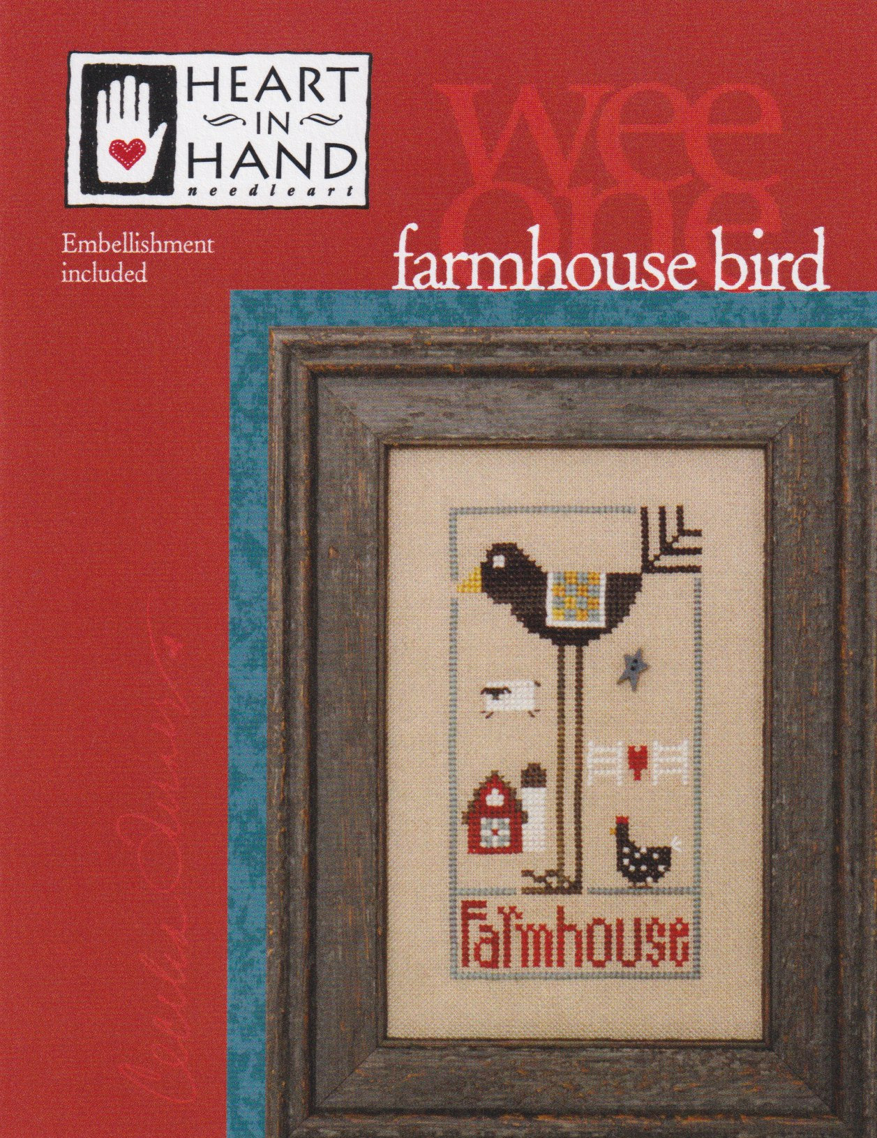 Farmhouse Bird - Cross Stitch Pattern
