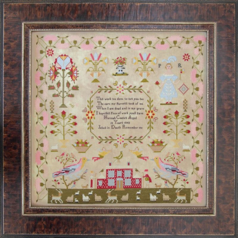 Hannah Coates 1848 - Cross Stitch Pattern