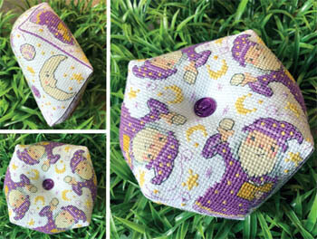 Wizard Biscornu - Cross Stitch Pattern