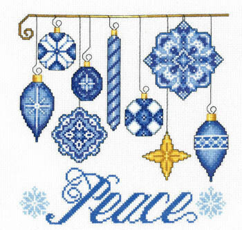 Peace Ornaments - Cross Stitch Pattern