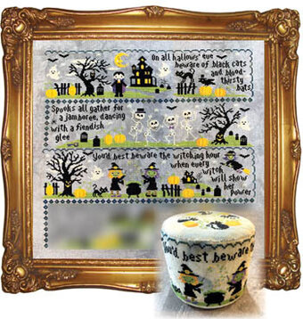 Sleepy Hollow Part 3 (Witching Hour) - Cross Stitch Pattern