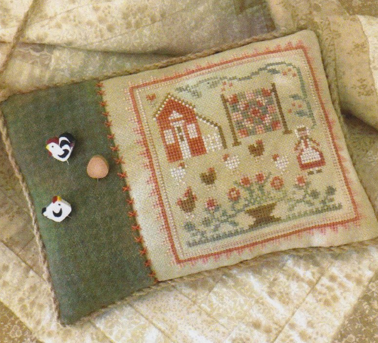 Rooster and the Hens - Cross Stitch Pattern