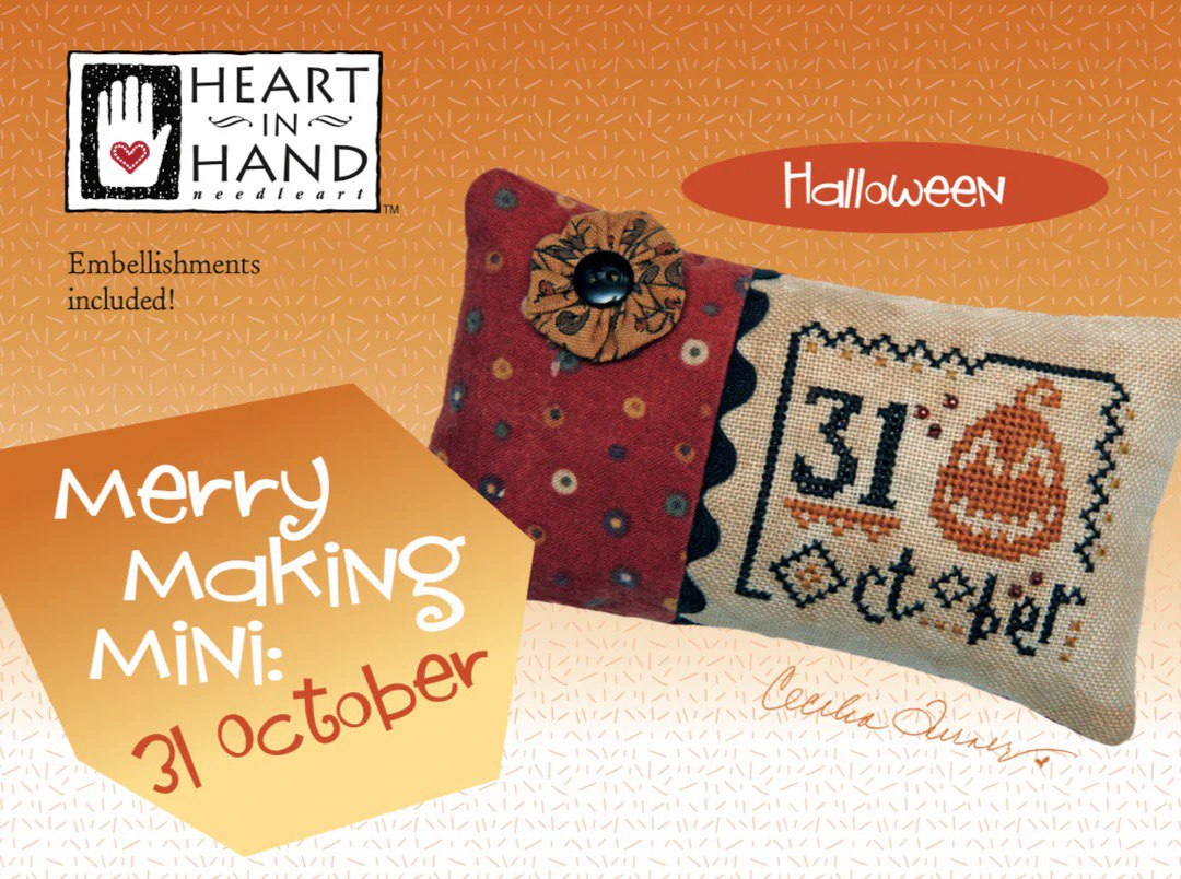 Merry Making Mini - 31 October - Cross Stitch Pattern