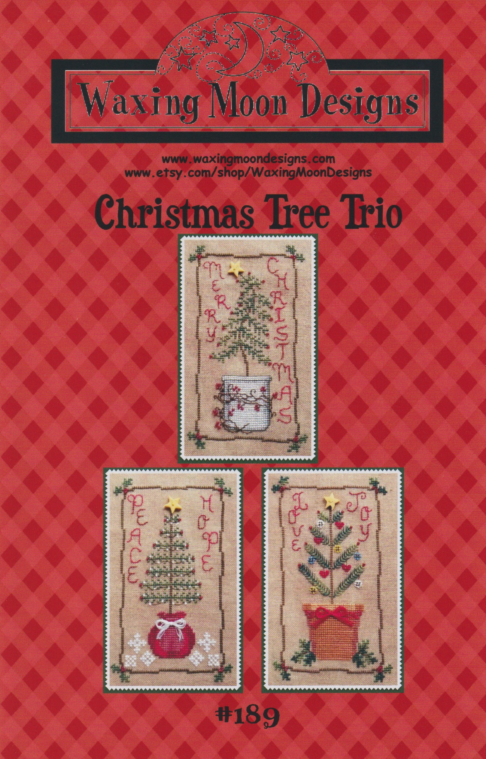 Christmas Tree Trio - Cross Stitch Pattern