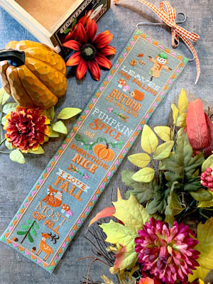 Autumn Bell Pull - Cross Stitch Pattern