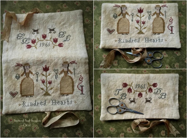 Kindred Hearts Needlekeeper - Cross Stitch Pattern