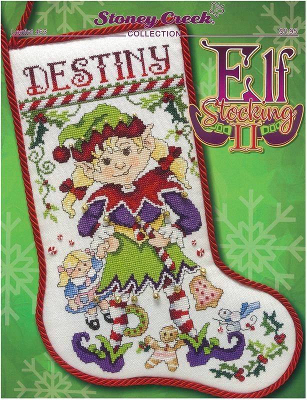 Elf Stocking II - Cross Stitch Pattern