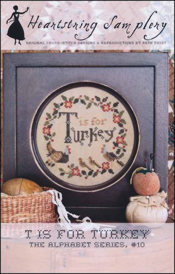 T is for Turkey - Cross Stitch Pattern