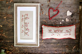 Berries and Robins - Cross Stitch Pattern