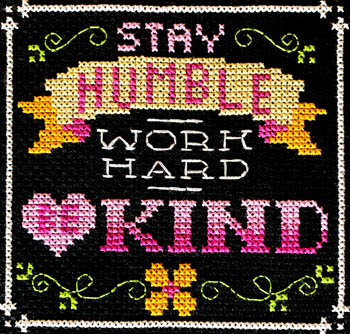 Words to Live By Part 11 - Cross Stitch Pattern
