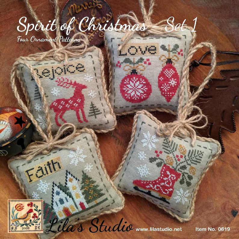 Spirit of Christmas Set 1 - Cross Stitch Pattern