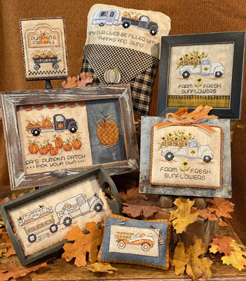 Home for the Harvest - Cross Stitch Stocking