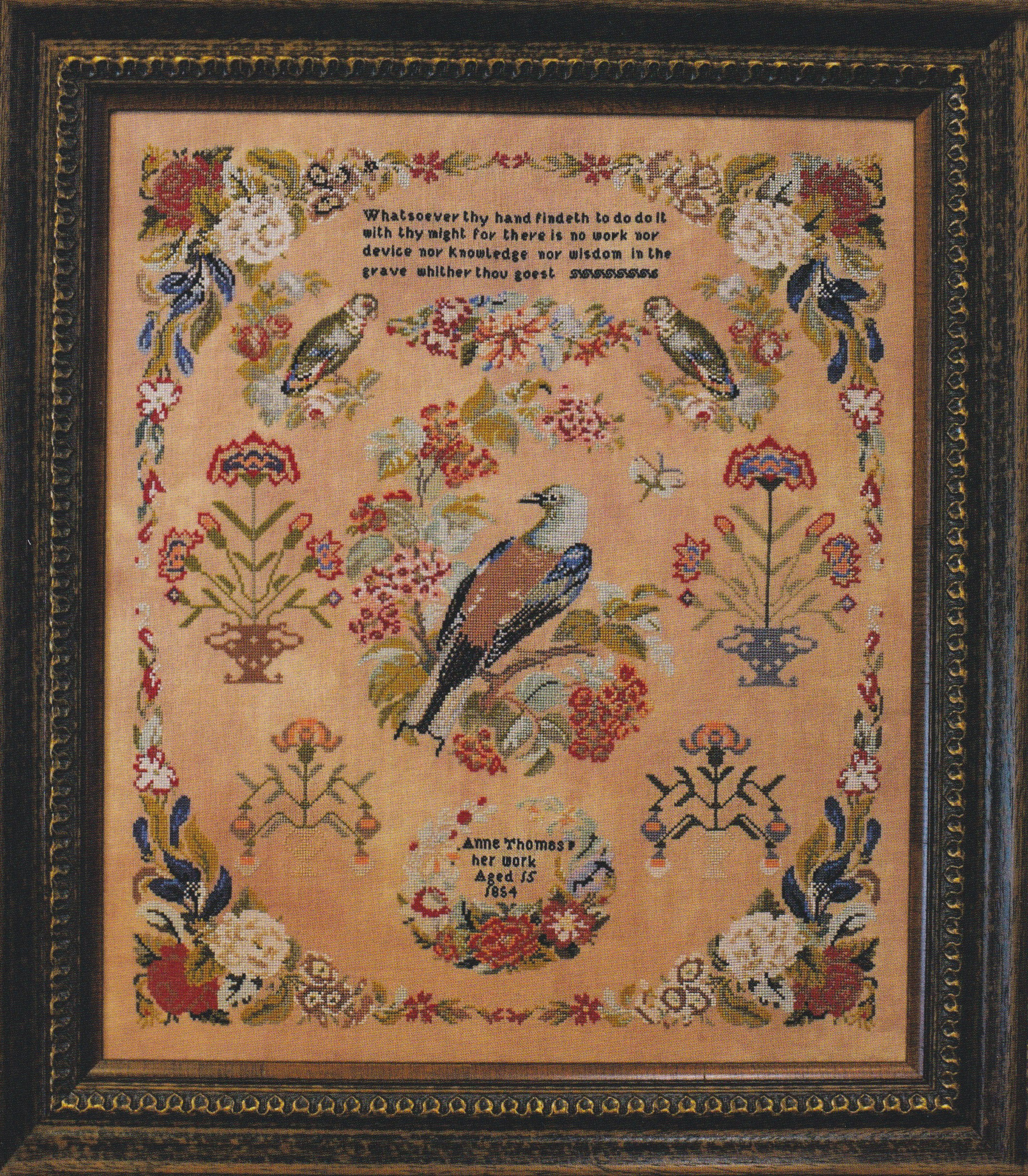 Anne Thomas 1854 - Cross Stitch Pattern
