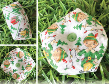 Elf Biscornu - Cross Stitch Pattern