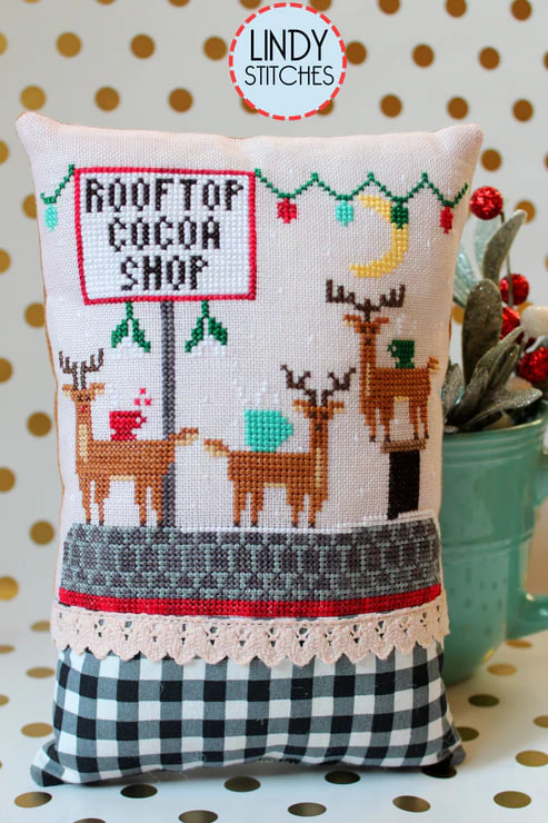 Rooftop Cocoa Shop - Cross Stitch Pattern