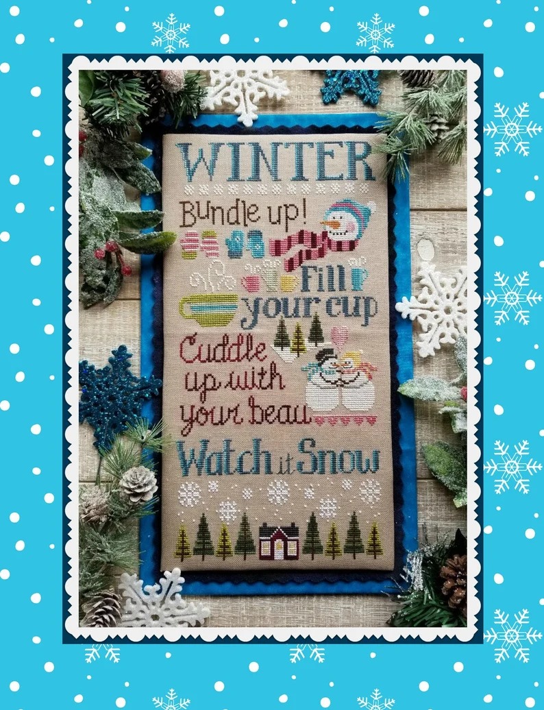 Watch It Snow - Cross Stitch Pattern