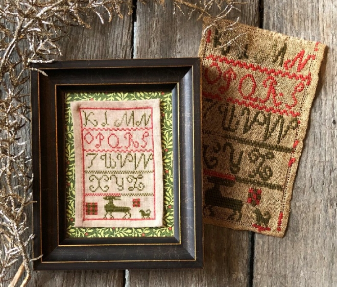 Christmas Reindeer Sampler - Cross Stitch Pattern