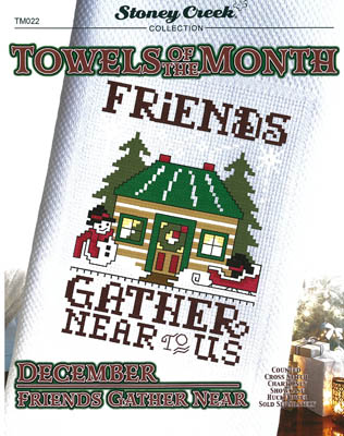Towels of the Month - December - Friends Gather Near