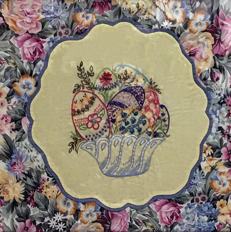 Vintage Oval - Paper Piecing Quilt Template