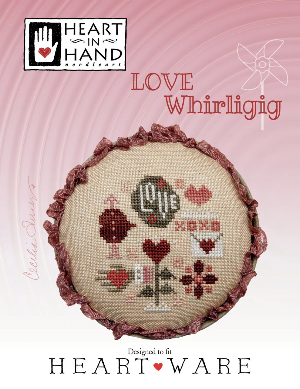 Love Whirligig - Cross Stitch Pattern