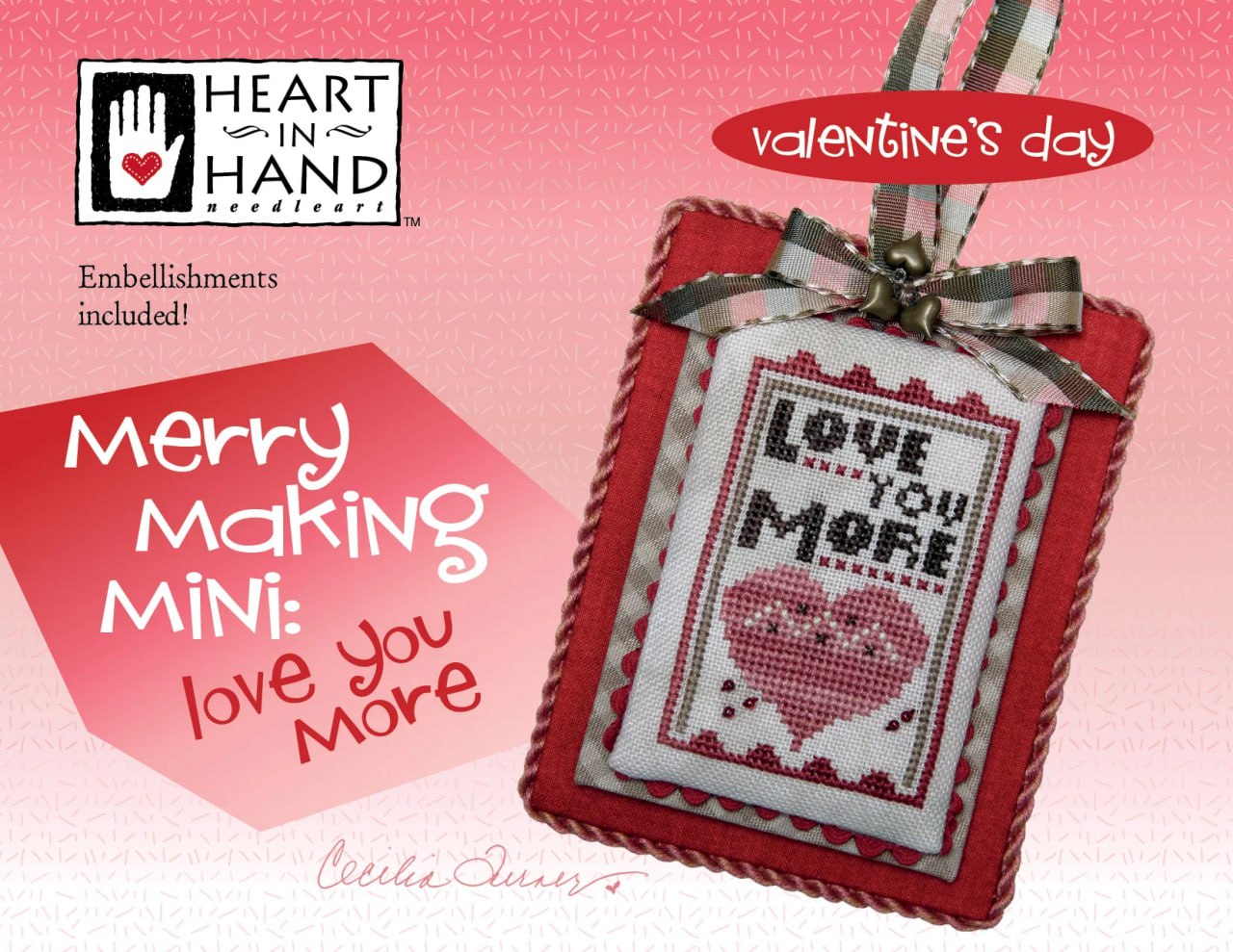 Merry Making Mini - Love You More - Cross Stitch Pattern